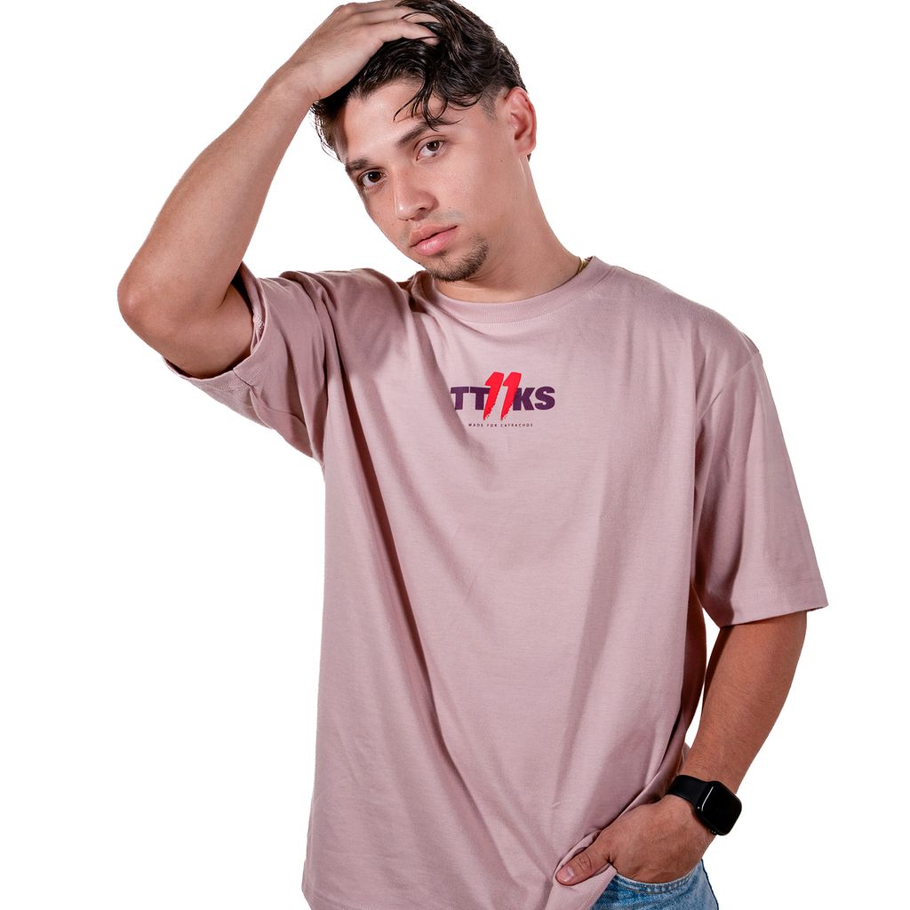 Camiseta TTKS Adulto Rosa